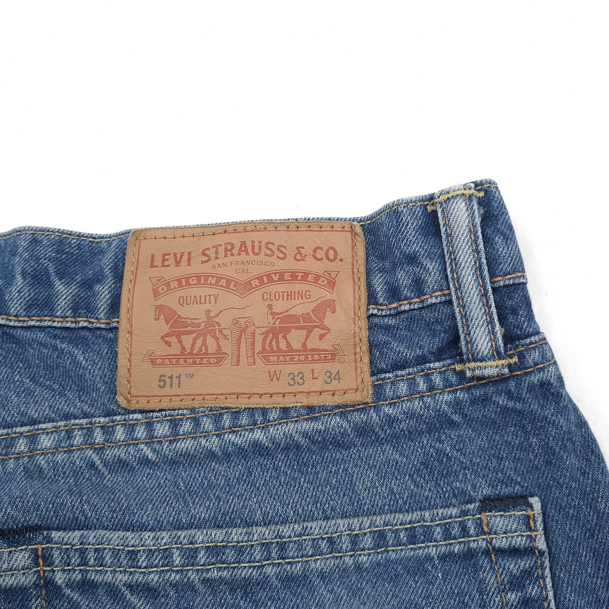 Levi's Jeans 511 Men Slim Straight Size W33 L34, detail view 3, image 5 of 6