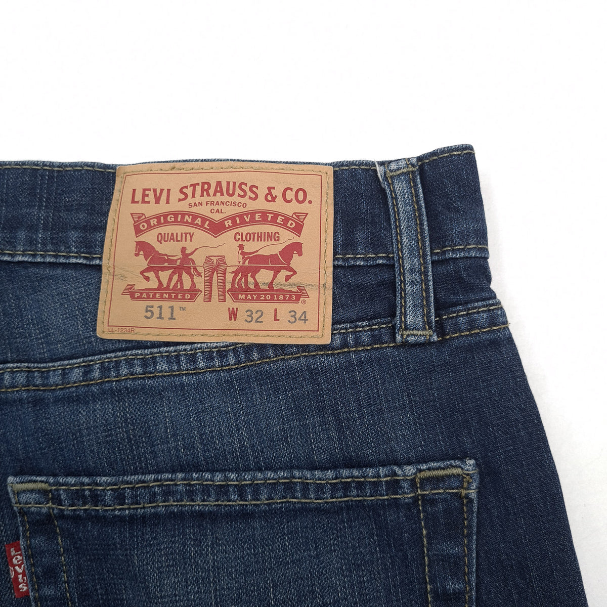 Levi's Jeans 511 Men Stretch Slim Straight Size W32 L34, detail view 3, image 5 of 9