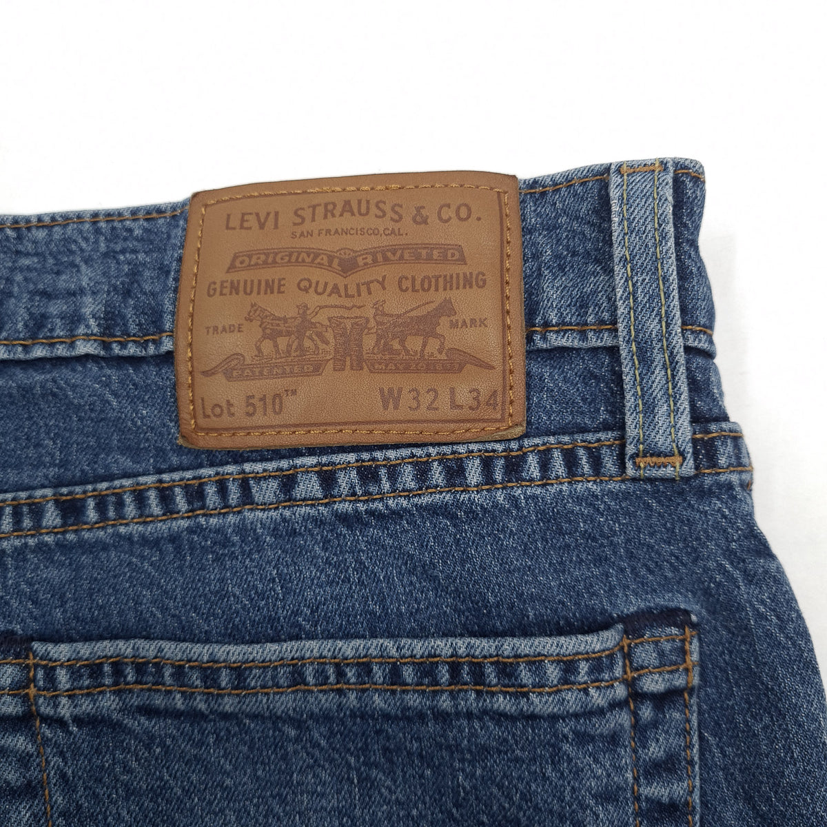 Levi's Jeans 510 Men Stretch Slim Skinny Size W32 L34, detail view 3, image 5 of 10