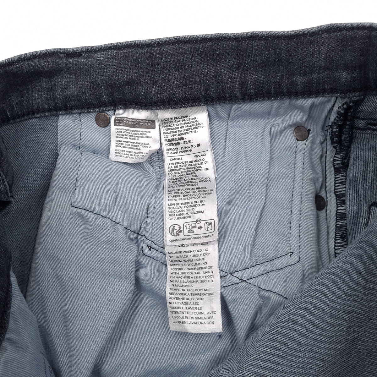 Vintage Levi's Jeans 511 Men Stretch Slim Straight Size W34 L30, detail view 6, image 8 of 10