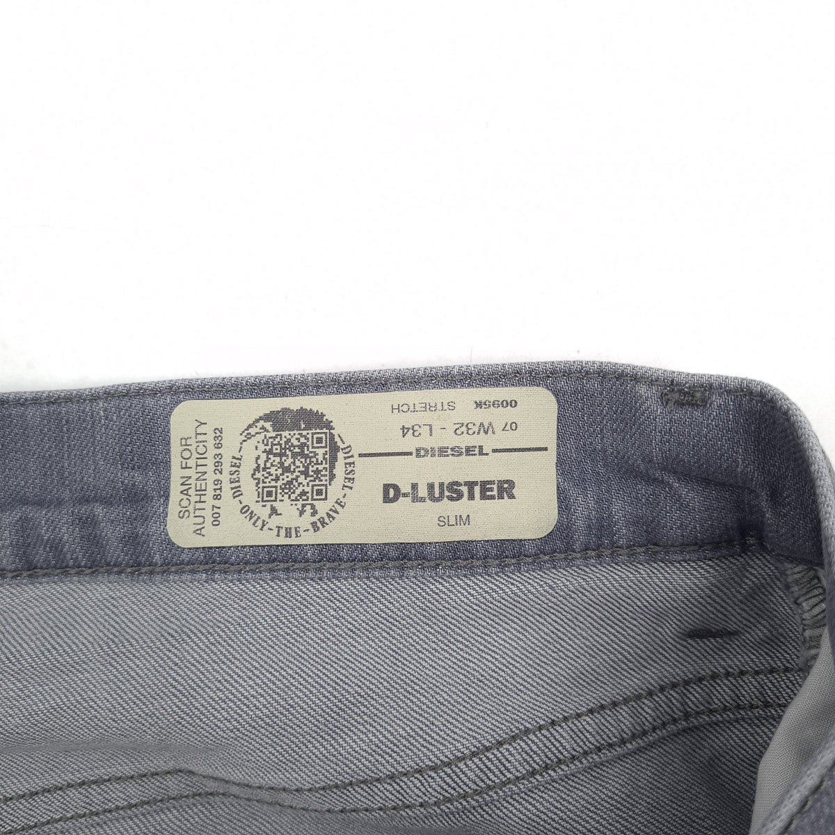 Diesel Jeans D-Luster Men Stretch Slim Skinny Size W32 L34, detail view 3, image 5 of 8