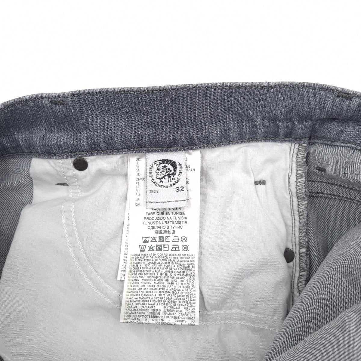 Diesel Jeans D-Luster Men Stretch Slim Skinny Size W32 L34, detail view 5, image 7 of 8