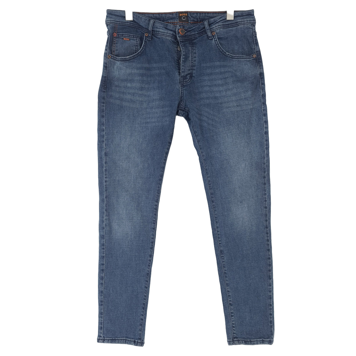 Vintage Hugo Boss Jeans Delaware Slim Fit Men Straight Size W34 L32, front view, image 1 of 10