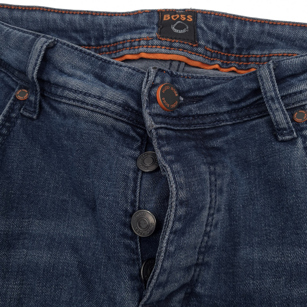Vintage Hugo Boss Jeans Delaware Slim Fit Men Straight Size W34 L32, detail view 4, image 6 of 10