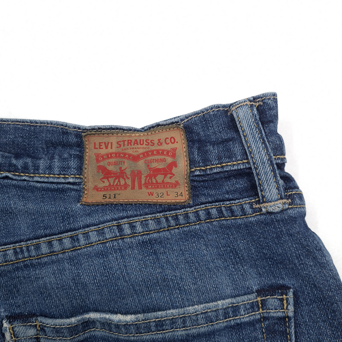 Levi's Jeans 511 Men Stretch Slim Straight Size W32 L34, detail view 3, image 5 of 9