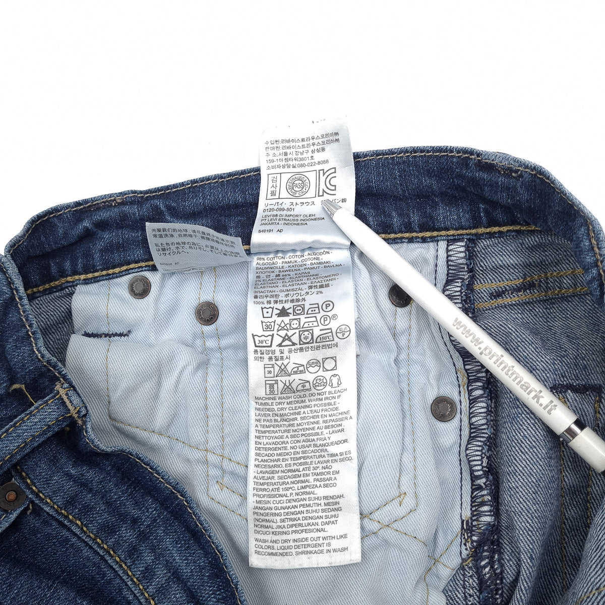 Levi's Jeans 511 Men Stretch Slim Straight Size W32 L34, detail view 6, image 8 of 9