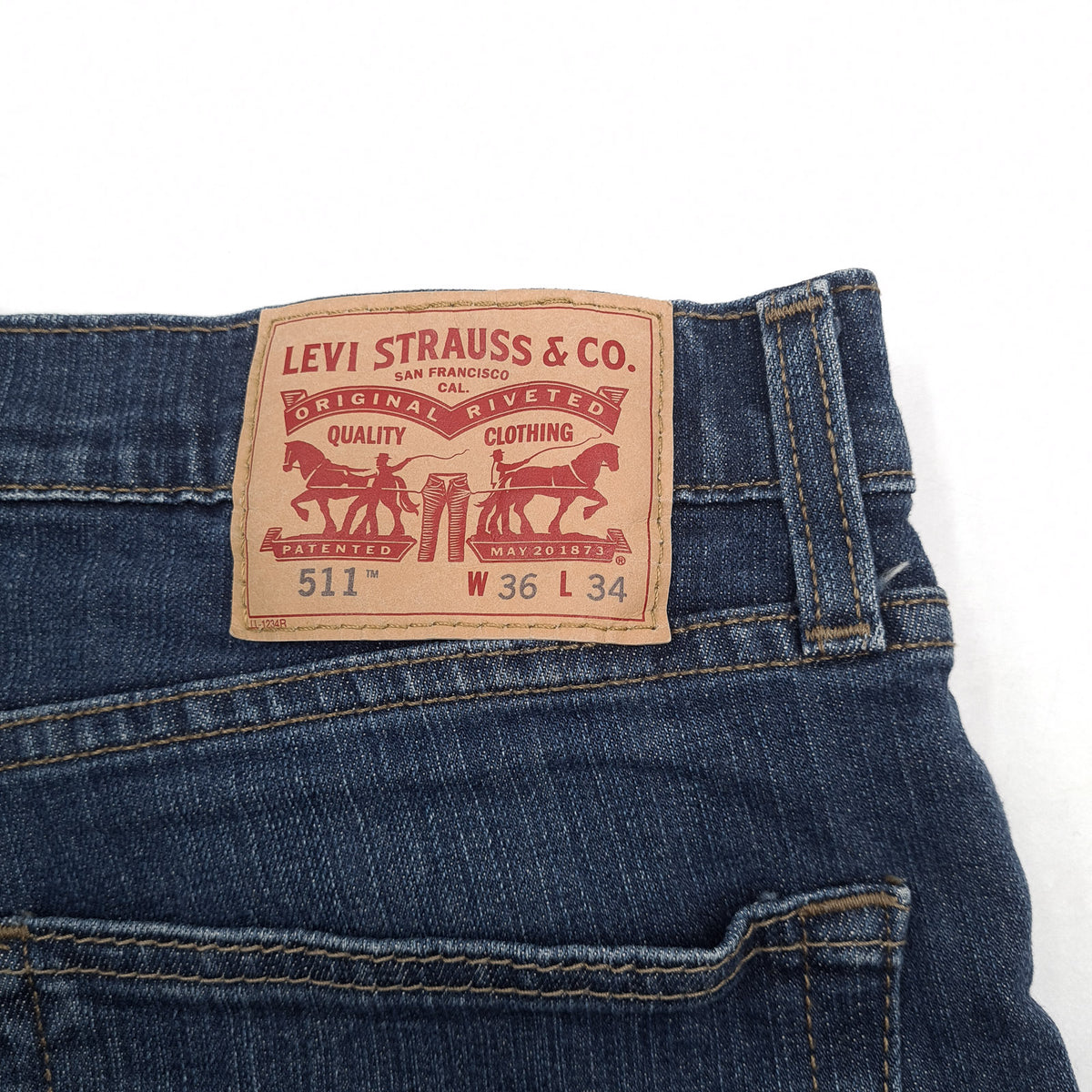 Levi's Jeans 511 Men Stretch Slim Straight Size W36 L34, detail view 3, image 5 of 9