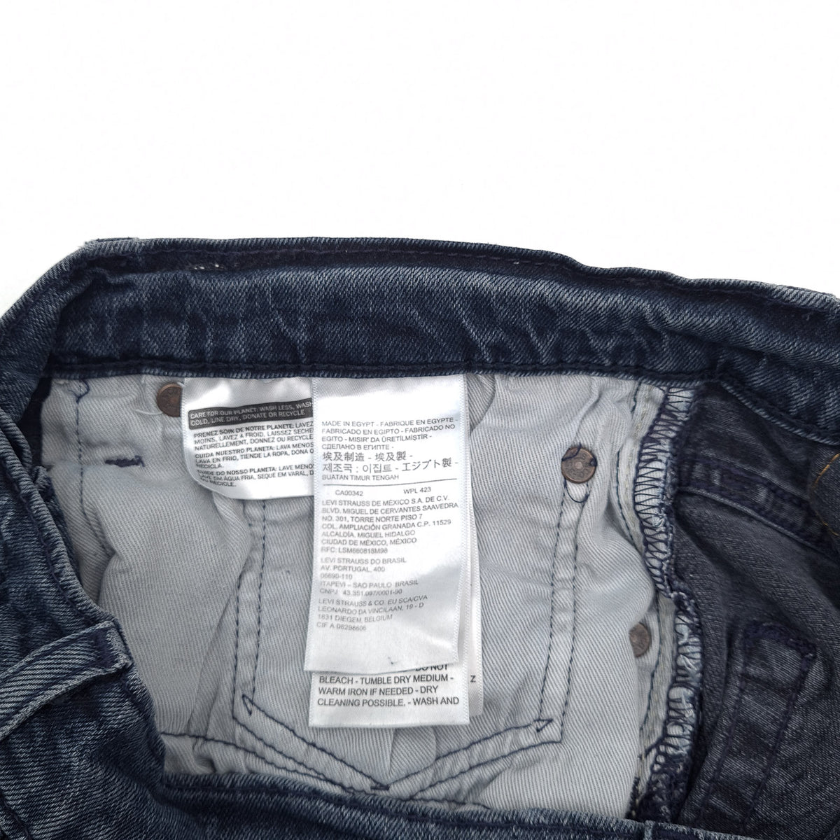 Levi's Jeans 512 Men Stretch Slim Tapered Size W34 L34, detail view 6, image 8 of 10