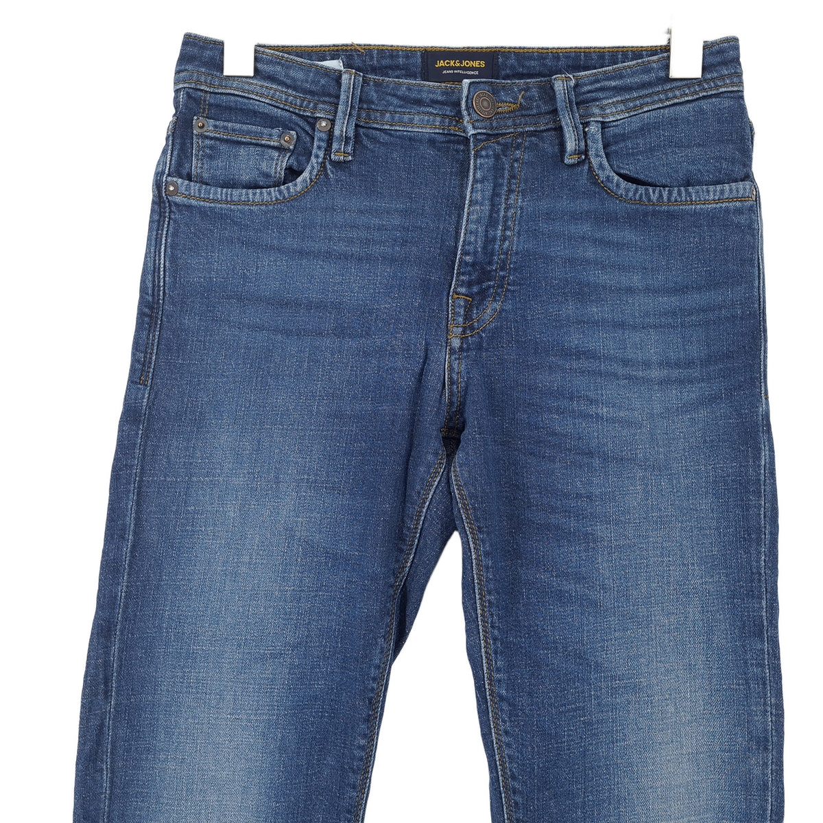 Vintage Jack & Jones Jeans Glenn Men Stretch Slim Skinny Size W29 L32, back view, image 2 of 11