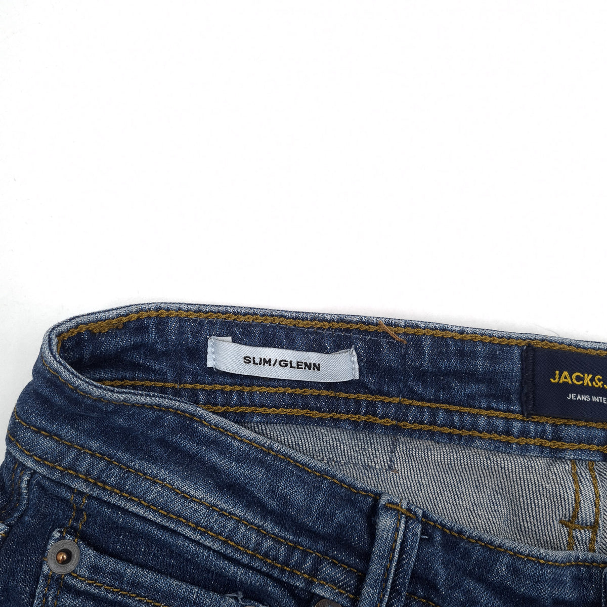 Vintage Jack & Jones Jeans Glenn Men Stretch Slim Skinny Size W29 L32, detail view 4, image 6 of 11