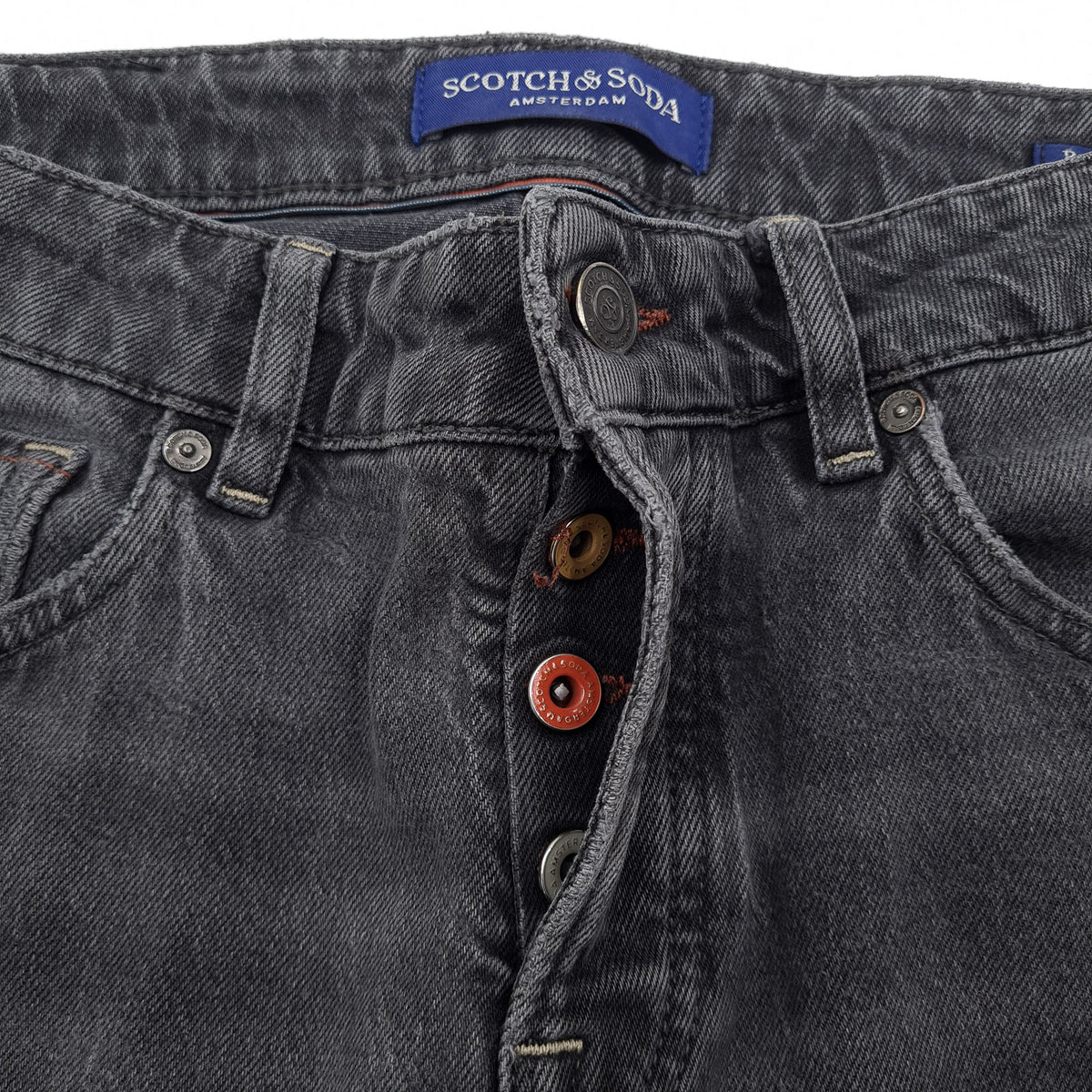 Scotch & Soda Jeans Ralston Men Stretch Slim Straight Size W30 L34, detail view 5, image 7 of 9