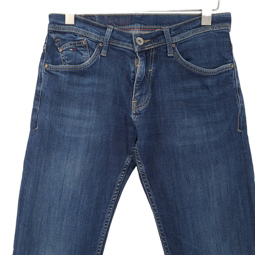 Vintage Tommy Hilfiger Jeans Ryder Men Stretch Straight Size W31 L34, back view, image 2 of 8