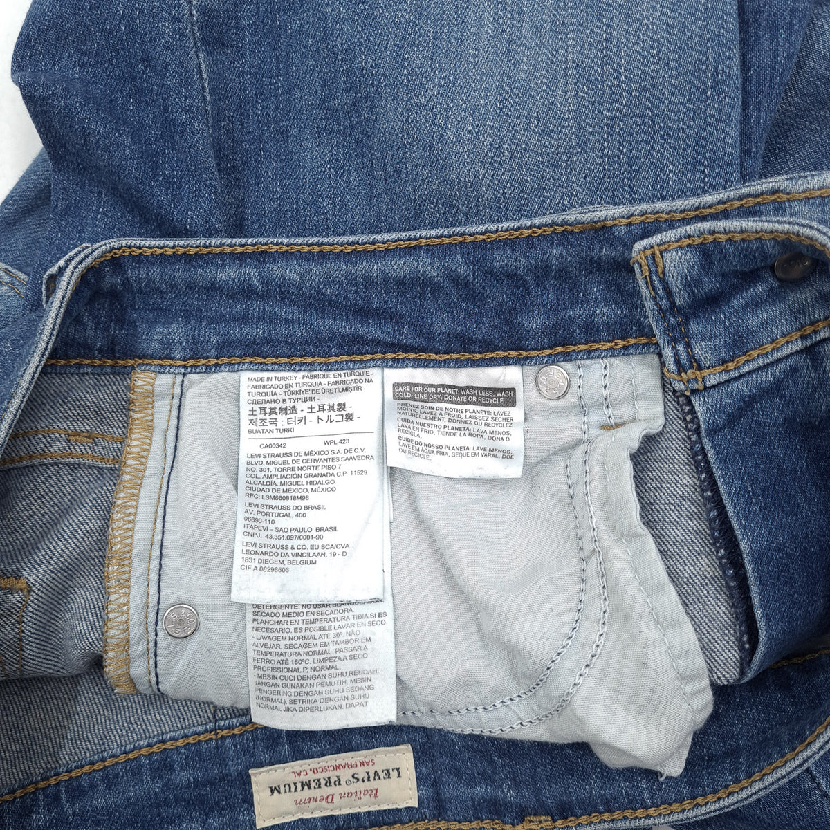 Levi's Jeans 721 High Rise Skinny Women Stretch Slim Size W28 L30, detail view 6, image 8 of 10