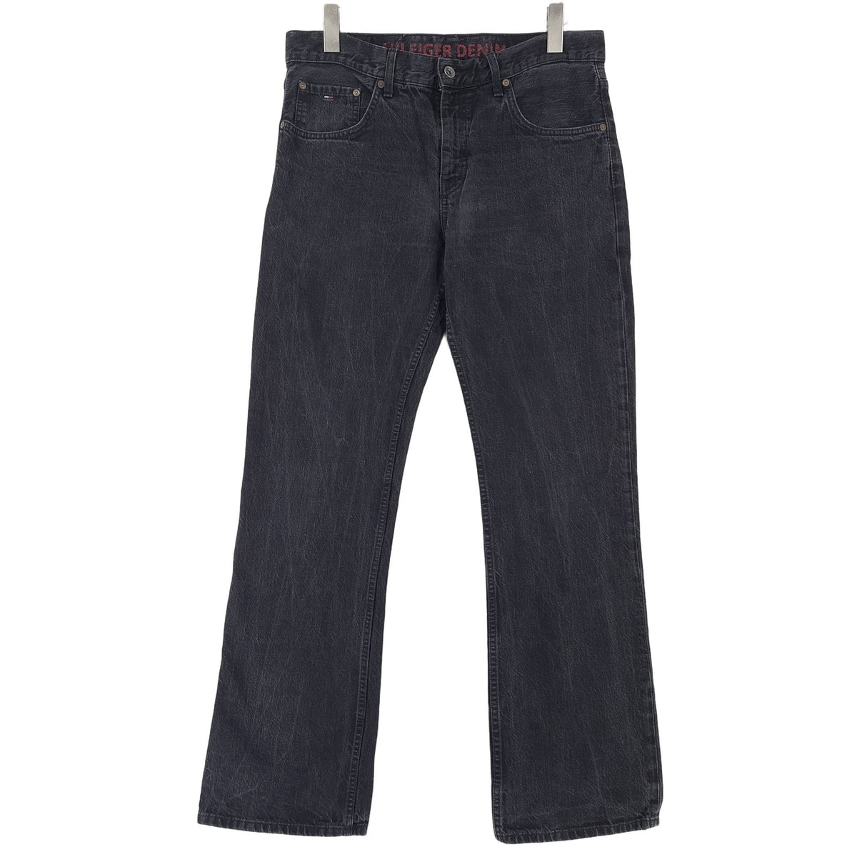Vintage Tommy Hilfiger Jeans Manhattan Men Relaxed Bootcut Size W33 L34, front view, image 1 of 9