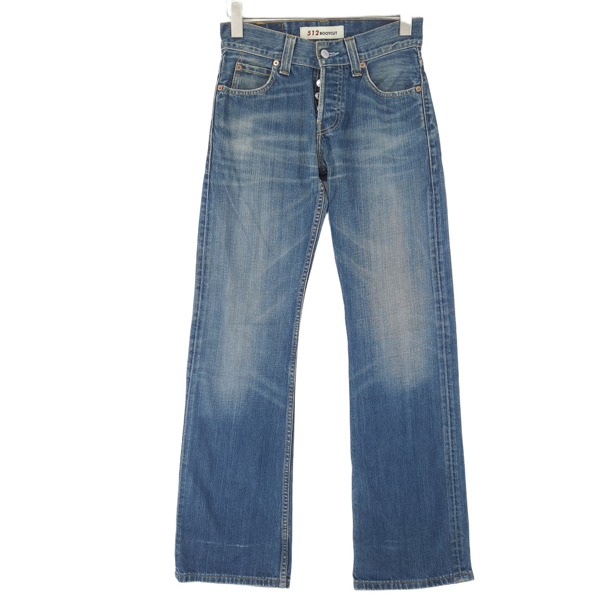 Vintage Levi's Jeans 512 Bootcut Men Regular Size W27 L32, front view, image 1 of 8