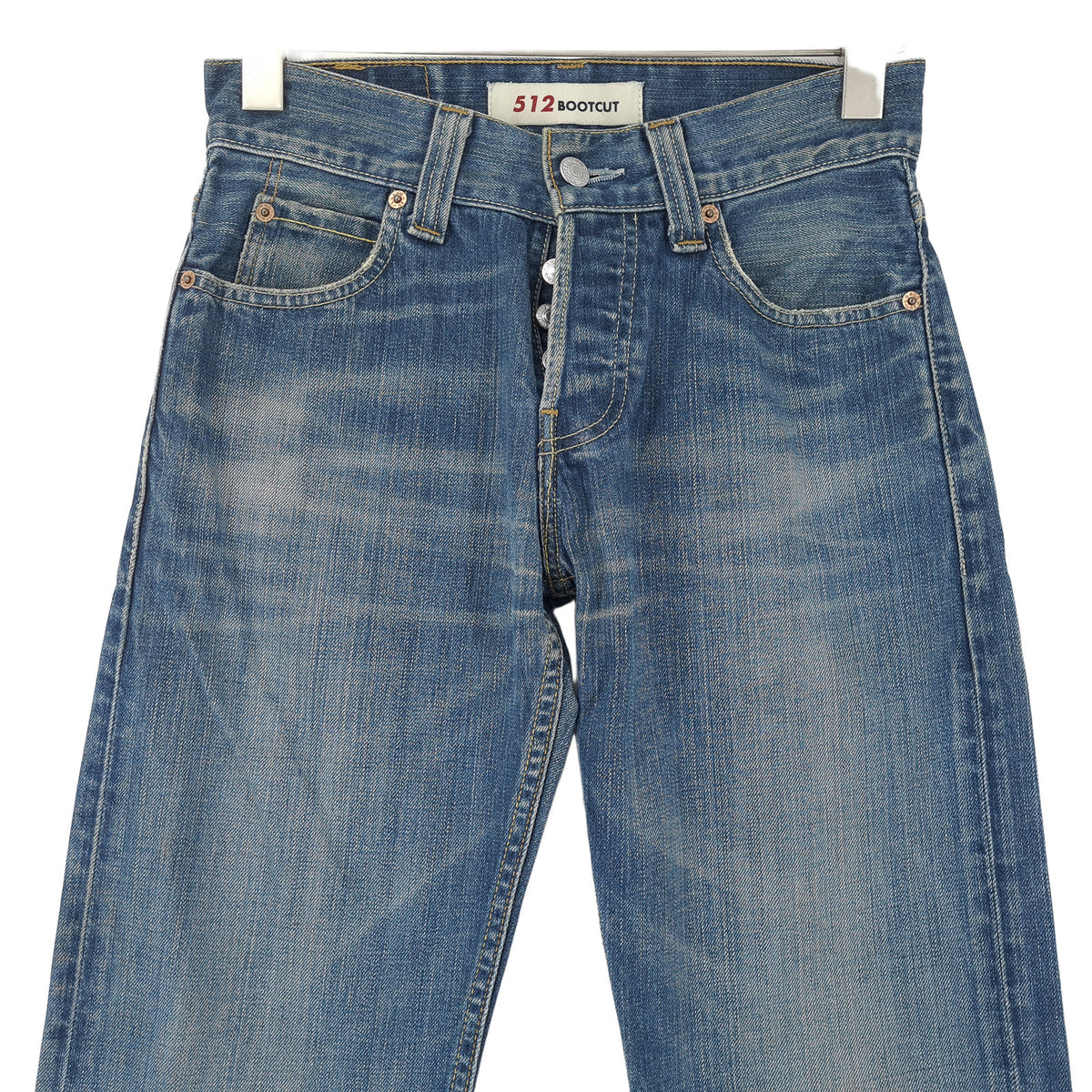 Vintage Levi's Jeans 512 Bootcut Men Regular Size W27 L32, back view, image 2 of 8