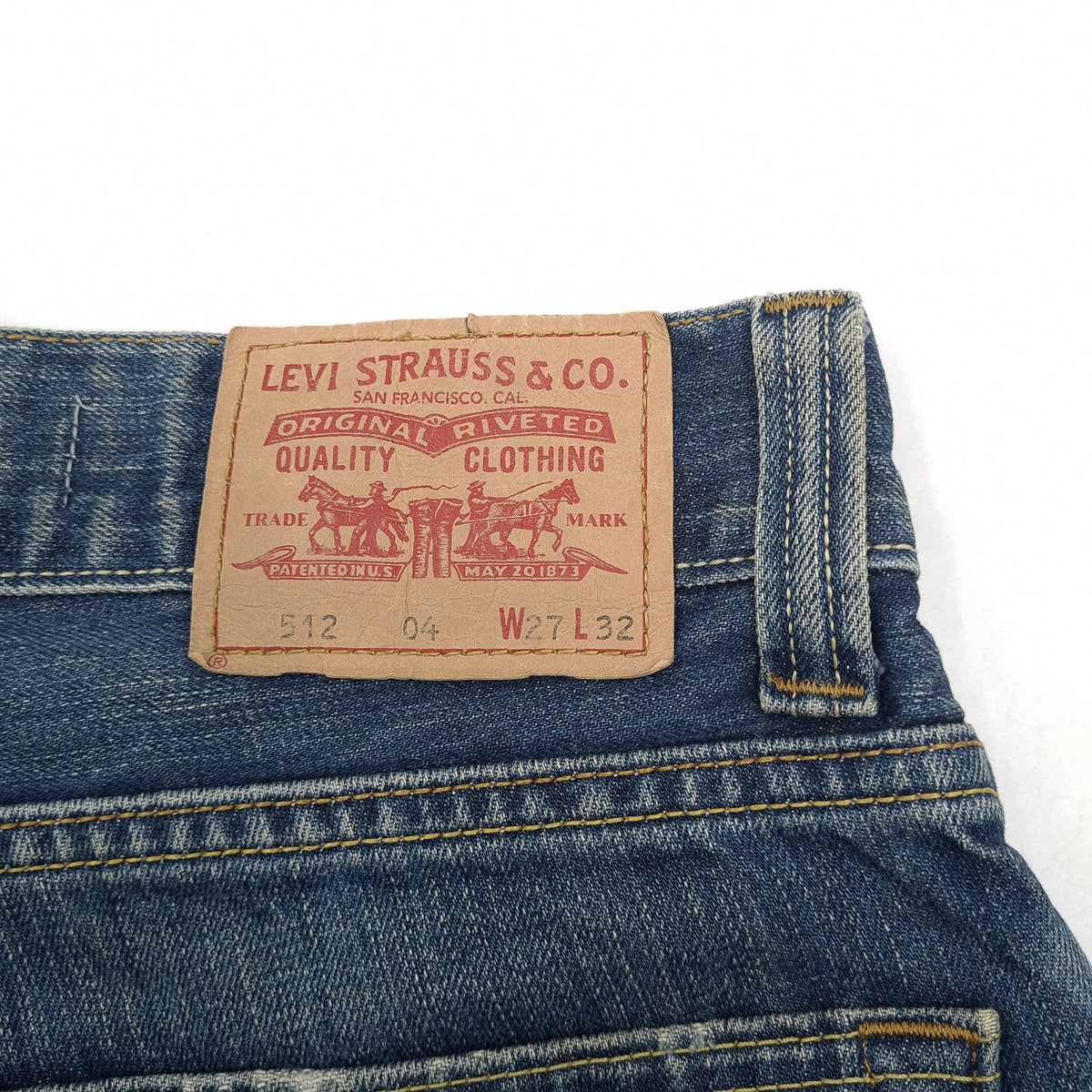Vintage Levi's Jeans 512 Bootcut Men Regular Size W27 L32, detail view 3, image 5 of 8