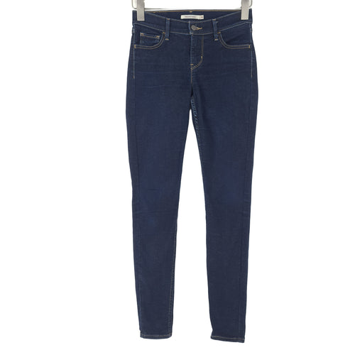Vintage Levi's Jeans 710 Super Skinny Women Stretch Slim Size W26 L30, front view, image 1 of 11