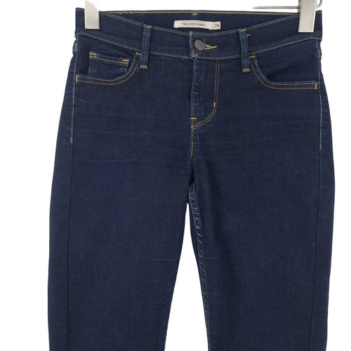 Vintage Levi's Jeans 710 Super Skinny Women Stretch Slim Size W26 L30, back view, image 2 of 11