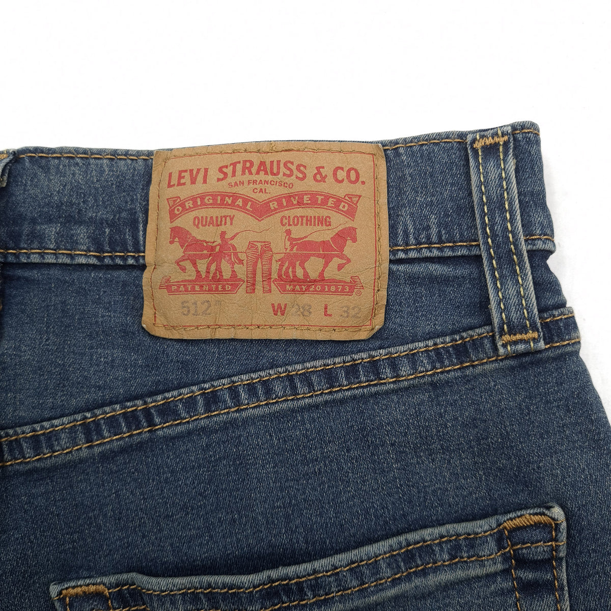 Levi's Jeans 512 Men Stretch Slim Tapered Size W28 L32, detail view 3, image 5 of 10