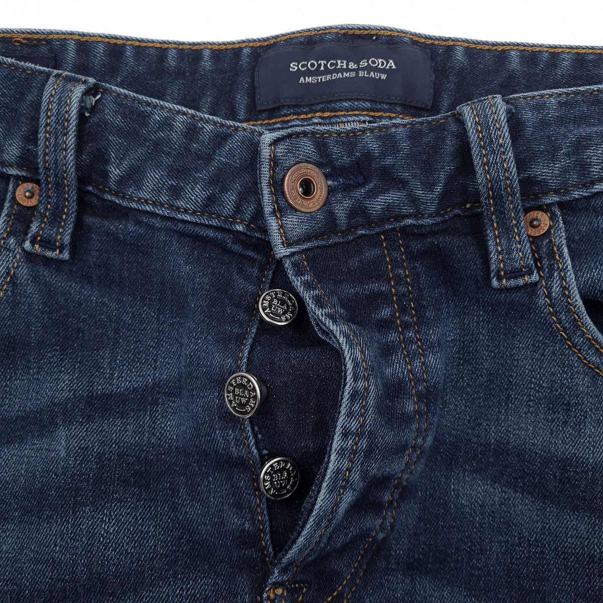 Scotch & Soda Jeans Ralston Men Stretch Slim Straight Size W32 L32, detail view 5, image 7 of 9