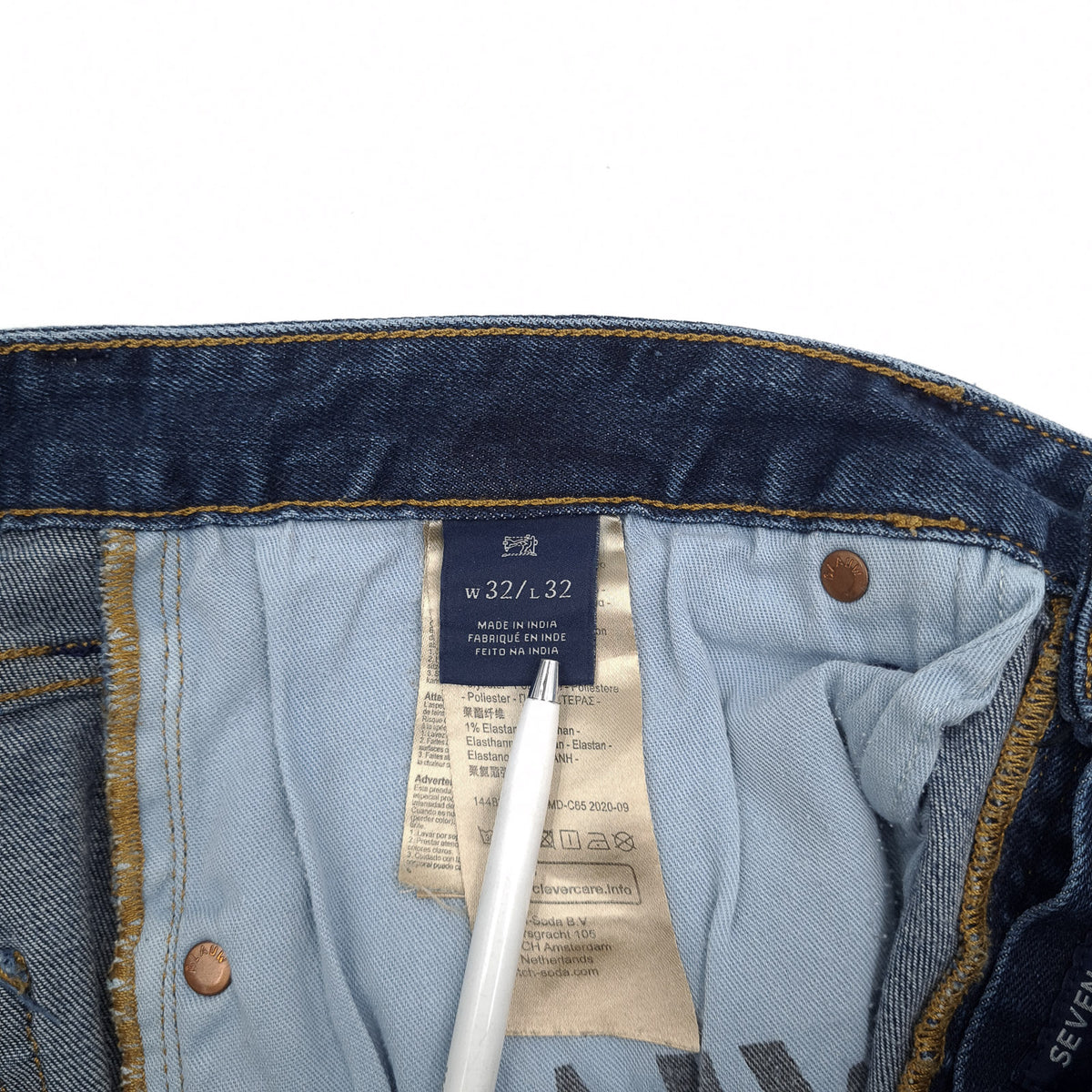 Scotch & Soda Jeans Ralston Men Stretch Slim Straight Size W32 L32, detail view 6, image 8 of 9