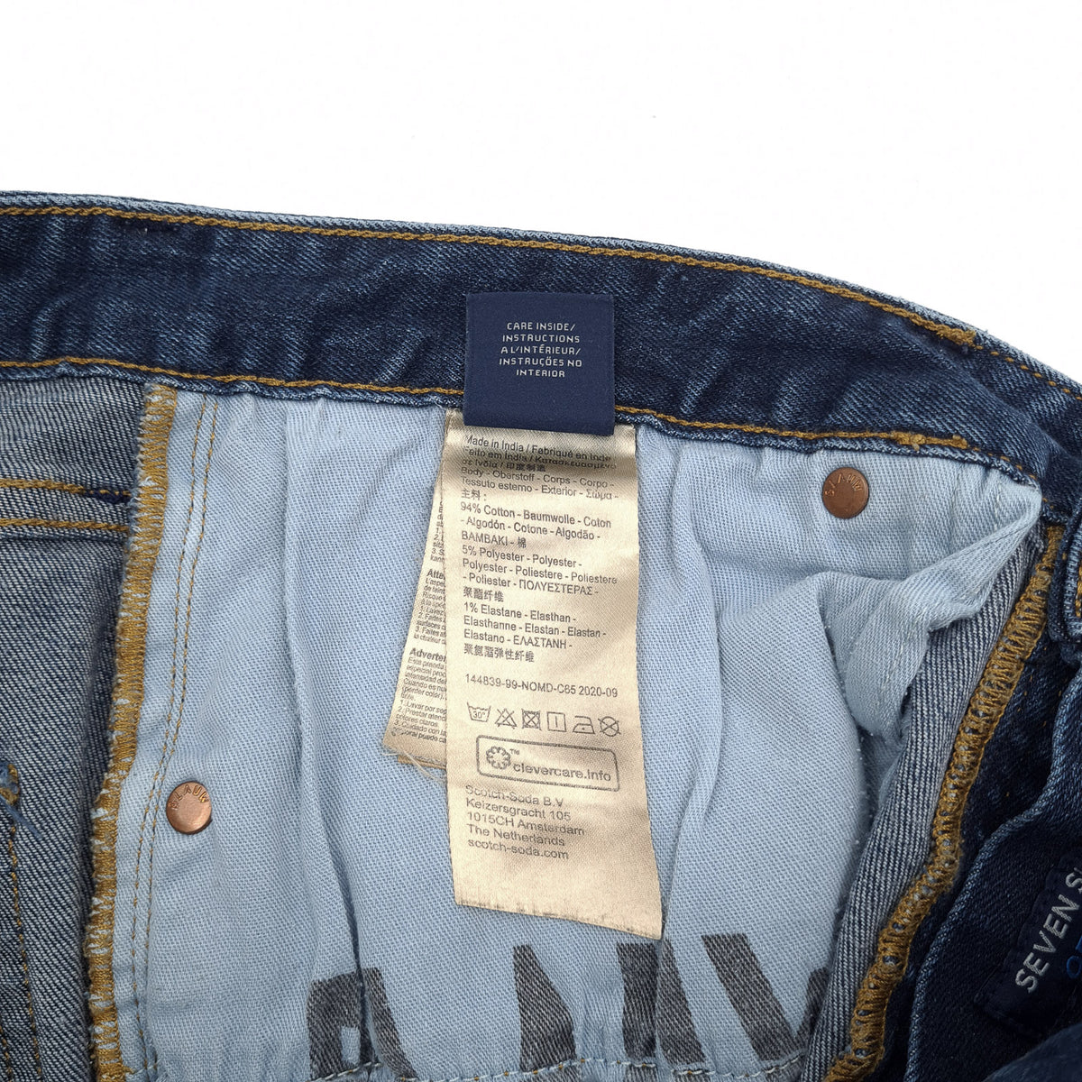 Scotch & Soda Jeans Ralston Men Stretch Slim Straight Size W32 L32, detail view 7, image 9 of 9