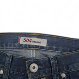 Vintage Levi's Jeans 504 Straight Men Regular Size W31 L32, detail view 3, image 5 of 7