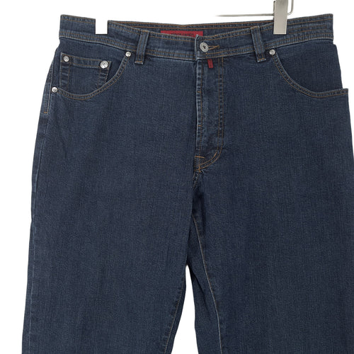 Vintage Pierre Cardin Jeans Dijon Men Stretch Regular Straight Size W36 L34, back view, image 2 of 8