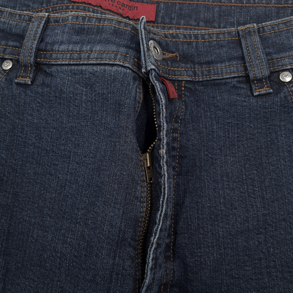 Vintage Pierre Cardin Jeans Dijon Men Stretch Regular Straight Size W36 L34, detail view 4, image 6 of 8