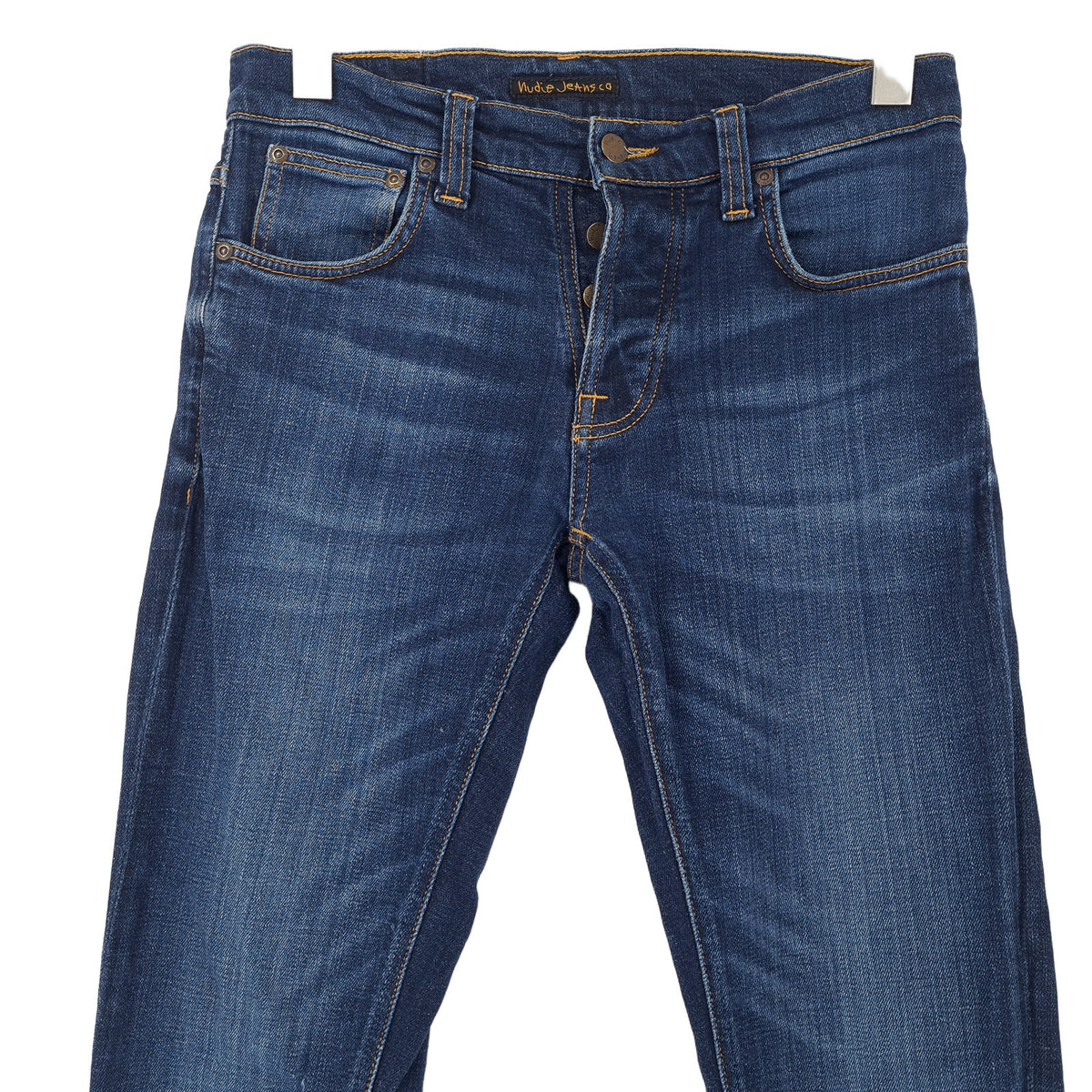 Nudie Jeans Grim Tim Men Stretch Slim Skinny Size W30 L32, back view, image 2 of 9