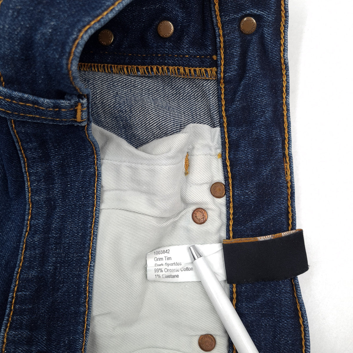 Nudie Jeans Grim Tim Men Stretch Slim Skinny Size W30 L32, detail view 6, image 8 of 9