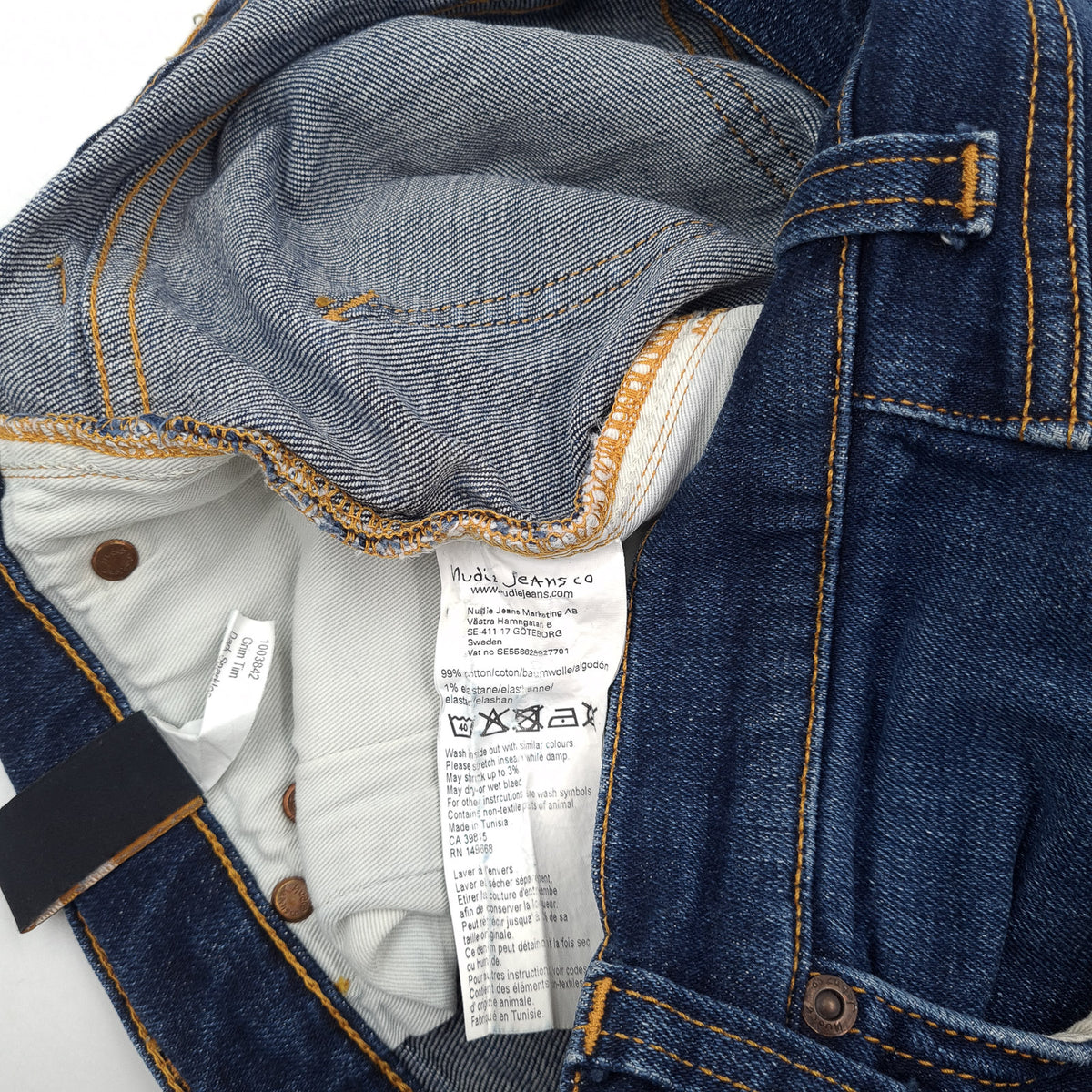 Nudie Jeans Grim Tim Men Stretch Slim Skinny Size W30 L32, detail view 7, image 9 of 9