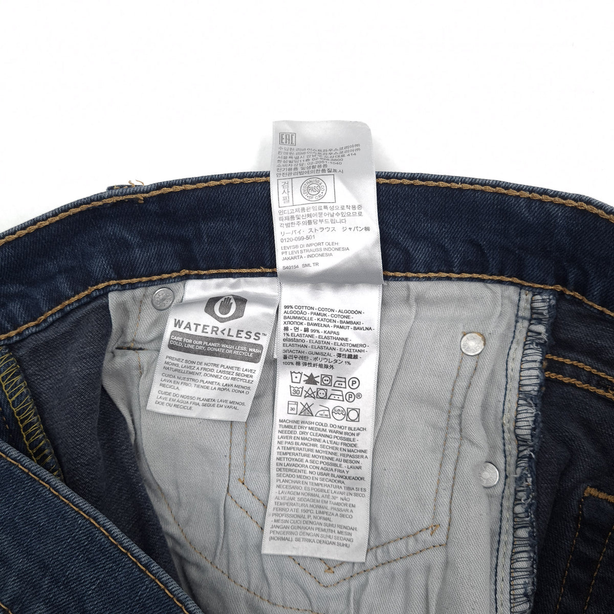 Levi's Jeans 512 Men Stretch Slim Tapered Size W34 L36, detail view 6, image 8 of 9