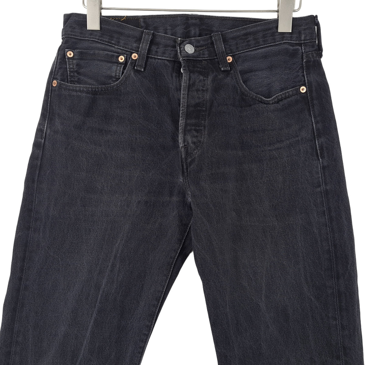 Vintage Levi's Jeans 501 Men Regular Straight Size W31 L34, back view, image 2 of 9