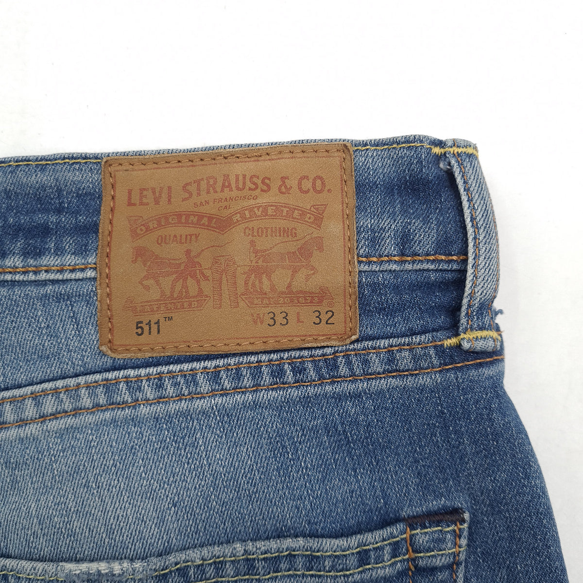 Levi's Jeans 511 Men Stretch Slim Straight Size W33 L32, detail view 3, image 5 of 9