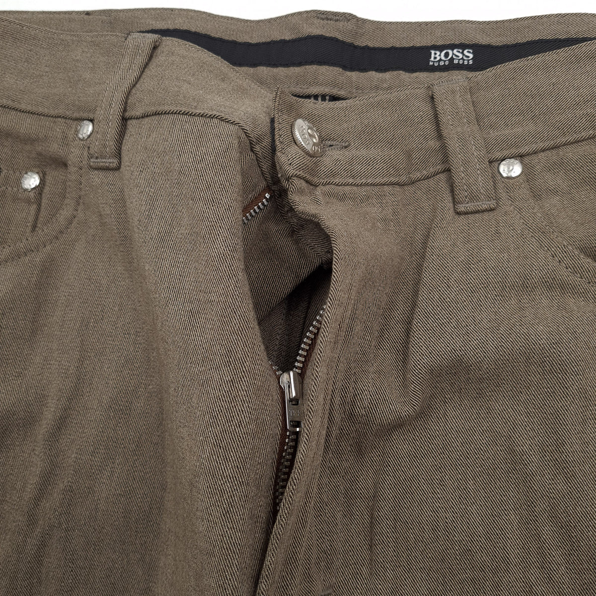 Vintage Hugo Boss Jeans Alabama Wool Blend Men Straight Size W35 L29, detail view 4, image 6 of 10