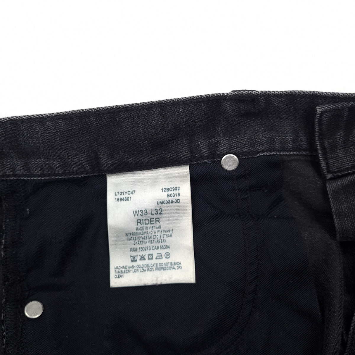 Lee Jeans Rider Men Stretch Slim Straight Size W33 L32, detail view 5, image 7 of 8