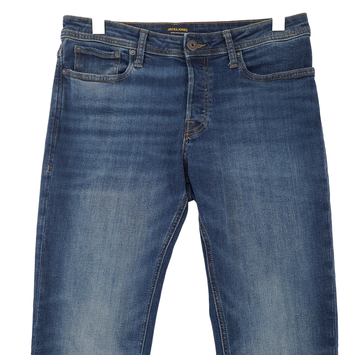 Jack & Jones Jeans Tim Men Stretch Slim Straight Size W31 L32, back view, image 2 of 10