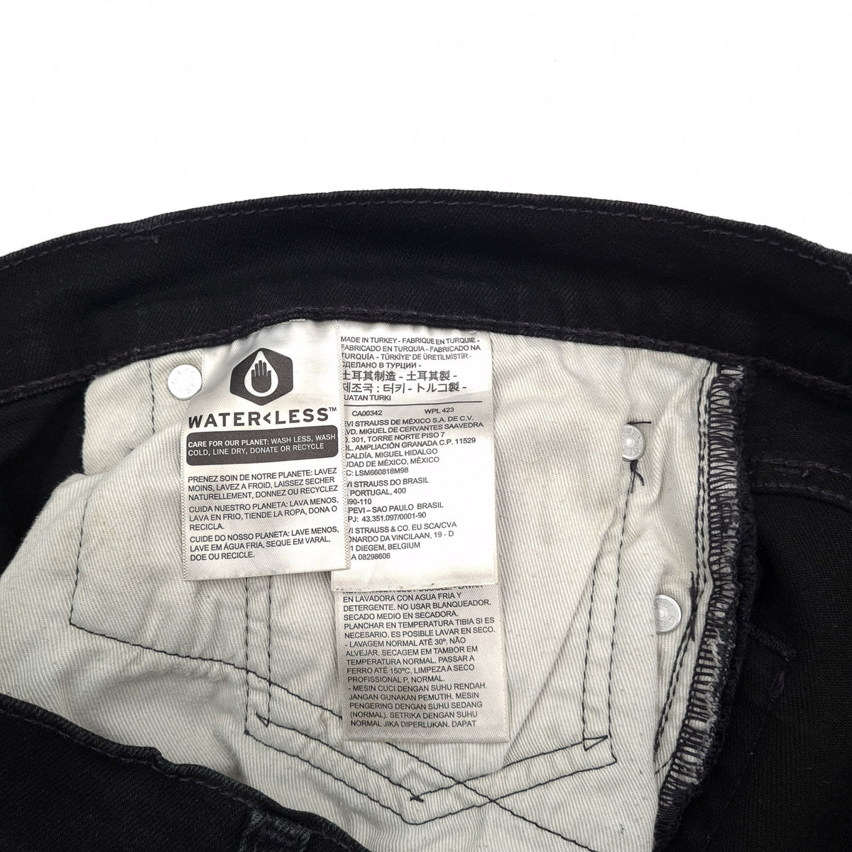 Vintage Levi's Jeans 502 Men Stretch Regular Tapered Size W36 L30, detail view 6, image 8 of 10
