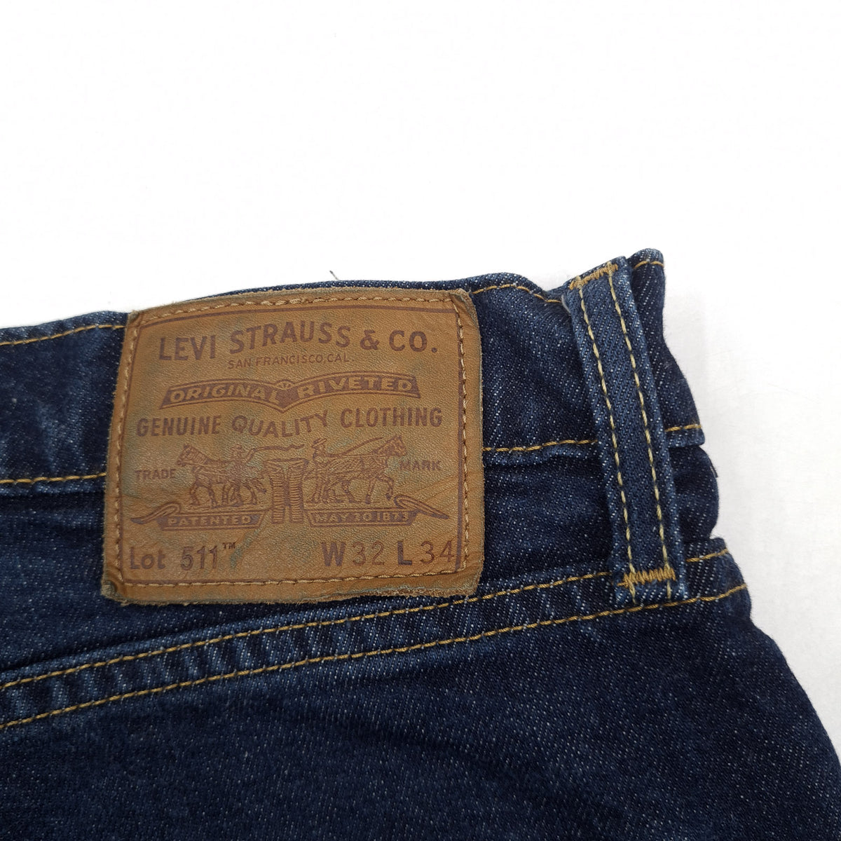 Levi's Jeans 511 Men Stretch Slim Straight Size W32 L34, detail view 3, image 5 of 11
