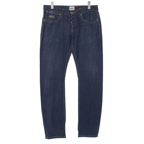 Vintage Superdry Jeans Loose Men Loose Relaxed Tapered Size W34 L34, front view, image 1 of 9