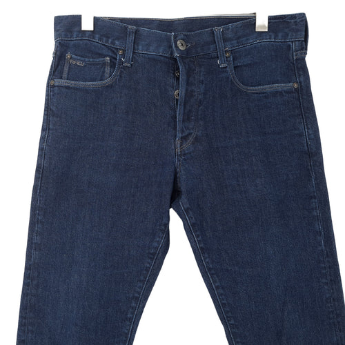 Vintage G-Star Jeans 3301 Straight Tapered Men Stretch Regular Size W34 L30, back view, image 2 of 8