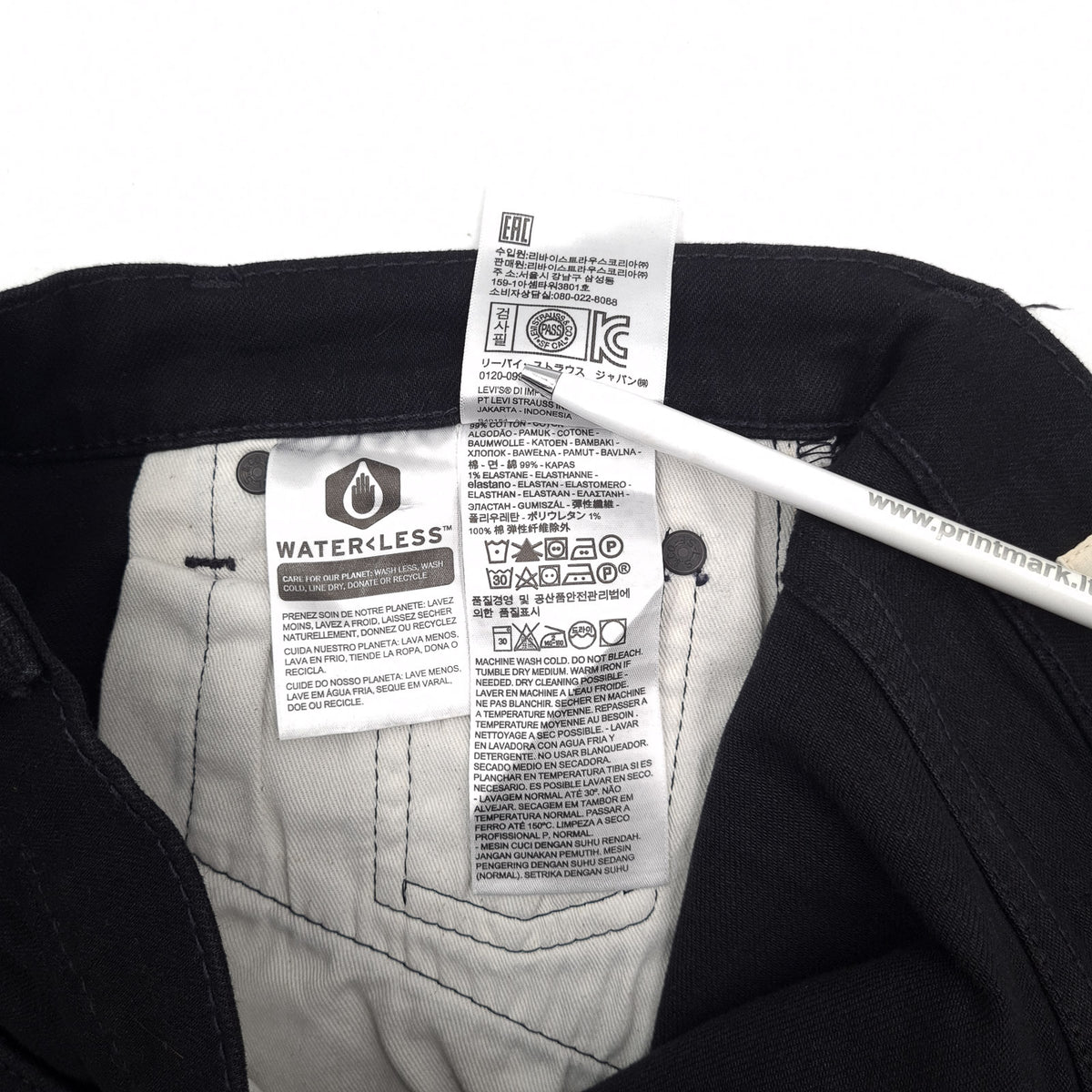Levi's Jeans 510 Men Stretch Slim Skinny Size W30 L30, detail view 7, image 9 of 10
