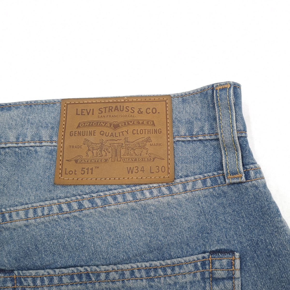 Levi's Jeans 511 Men Stretch Slim Straight Size W34 L30, detail view 3, image 5 of 11
