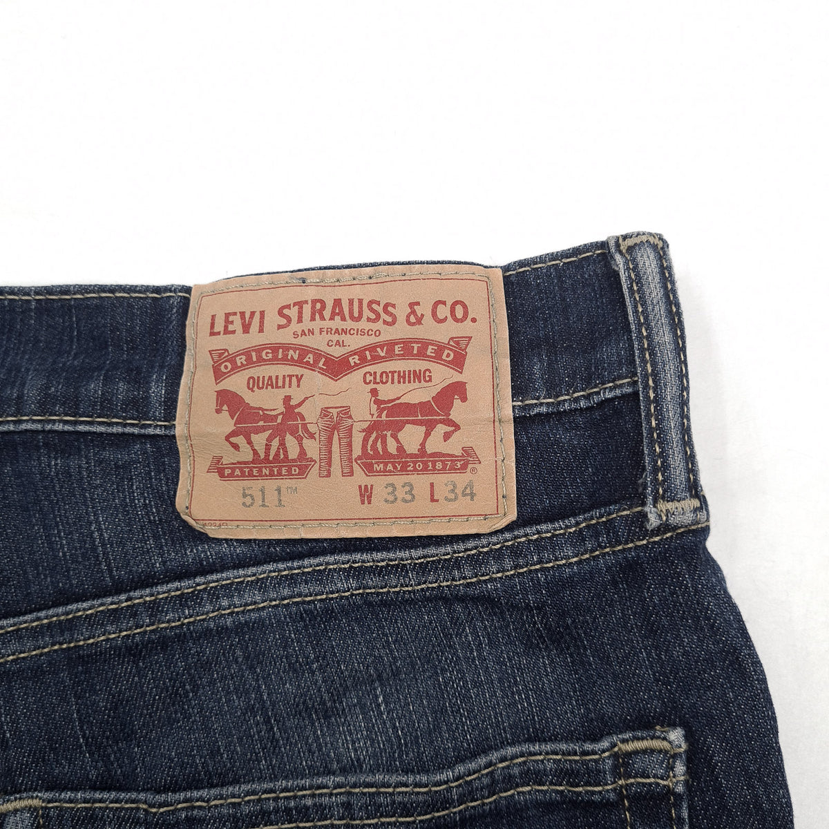 Levi's Jeans 511 Men Stretch Slim Straight Size W33 L34, detail view 3, image 5 of 9
