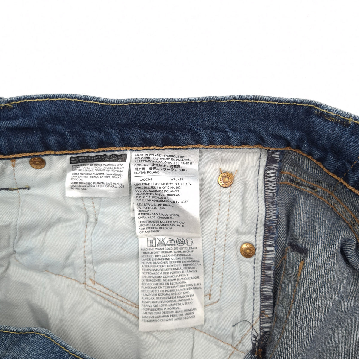 Vintage Levi's Jeans 511 Men Stretch Slim Straight Size W38 L32, detail view 5, image 7 of 9