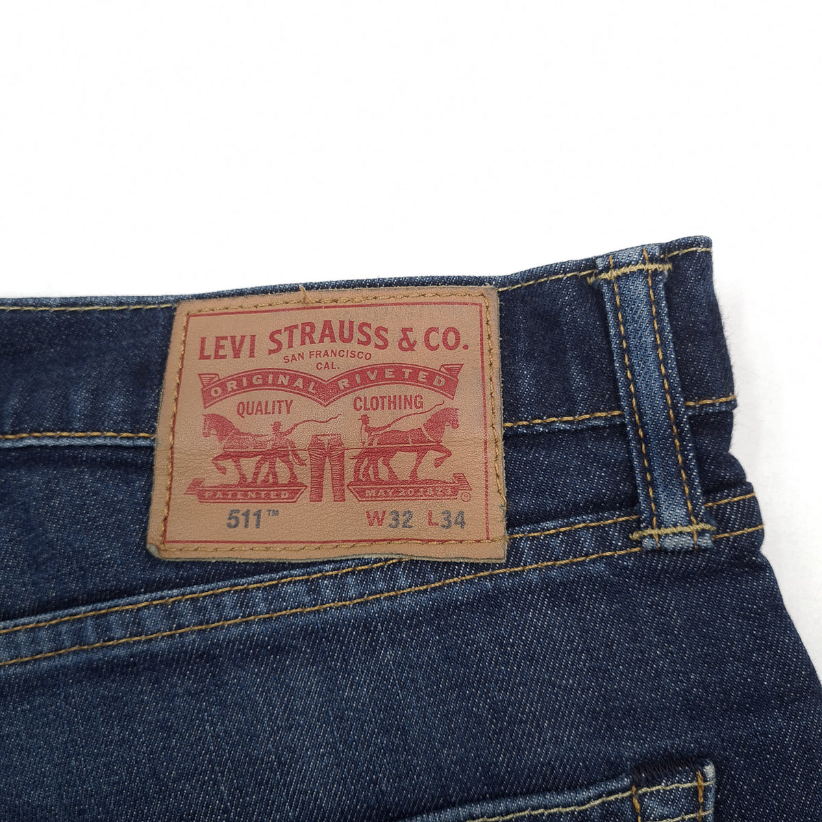 Levi's Jeans 511 Men Stretch Slim Straight Size W32 L34, detail view 3, image 5 of 9