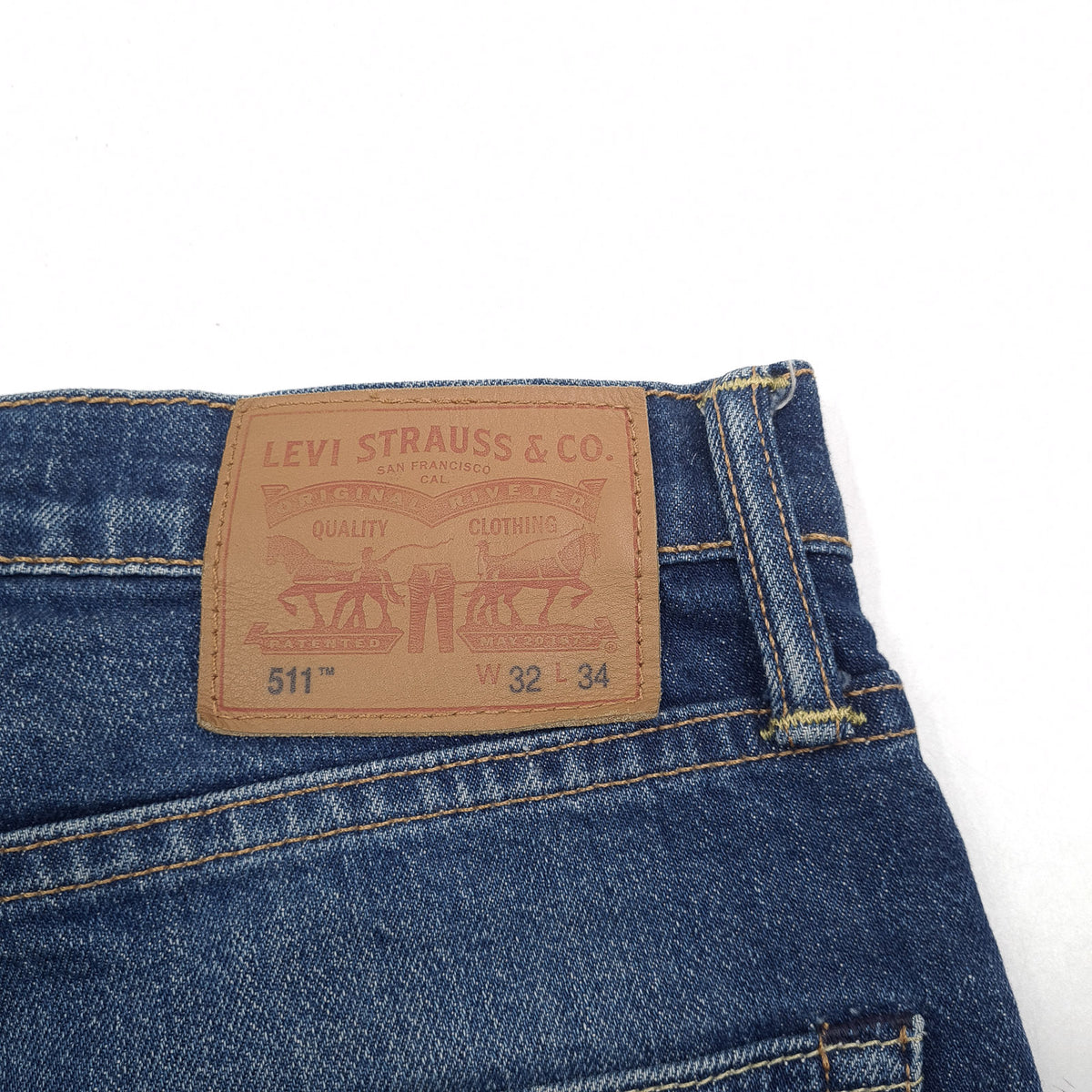 Levi's Jeans 511 Men Stretch Slim Straight Size W32 L34, detail view 3, image 5 of 9