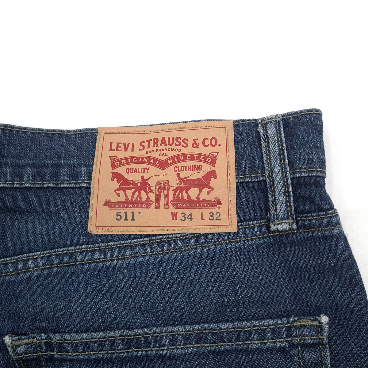 Levi's Jeans 511 Men Stretch Slim Straight Size W34 L32, detail view 3, image 5 of 9